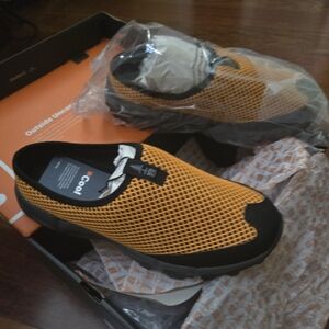 Bass Aqua Mesh Slip-On Men's Shoes - Black and Orange